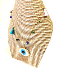 Load image into Gallery viewer, Eye necklace with charms
