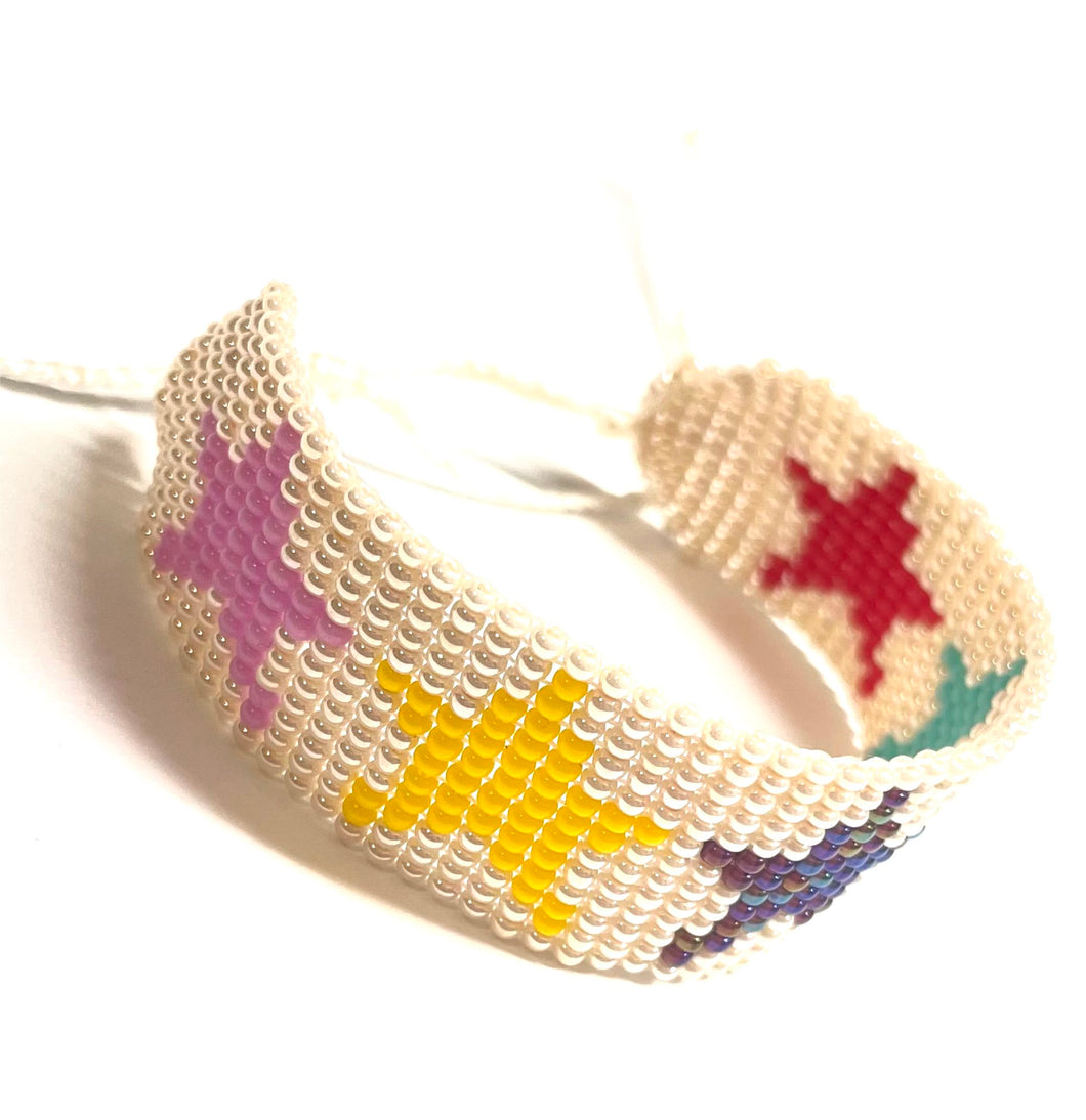 Colors stars mostacillas bracelet
