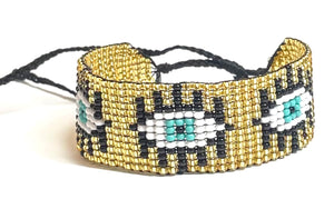 Eyes mostacilla bracelet