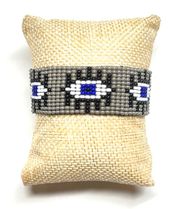 Eyes mostacilla bracelet