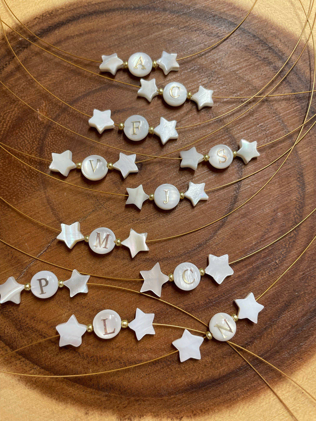 Star Nakar Letter Necklace